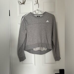 Boxy adidas crop sweatshirt